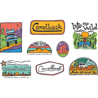 "Camelback Stickers" - Camelback Outdoor Gear and Supplies